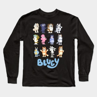 topper bluey Long Sleeve T-Shirt